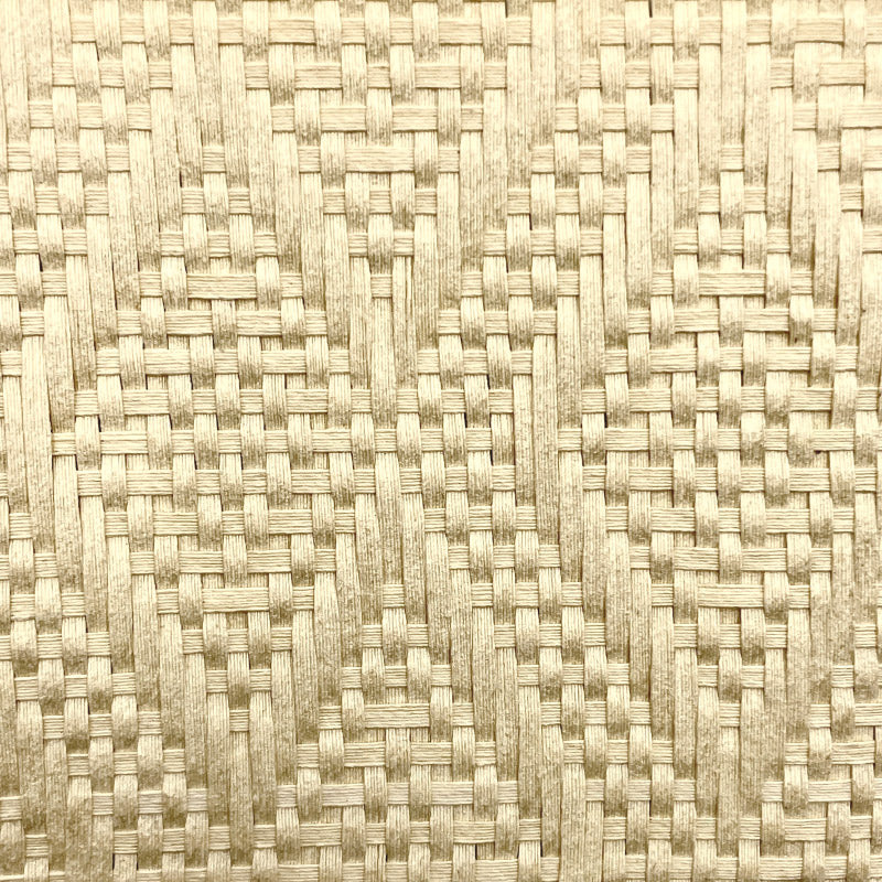 Ml Natural "Rhombus" Cotton Straw Fabric 160 CM