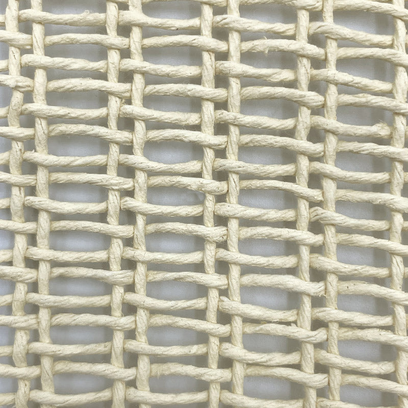 Ml Cotton Straw Fabric Natural Rectangular Mesh Width 80 cm