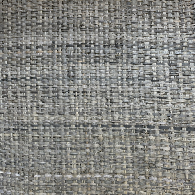Metro lineal de Tejido de rafia Trama ancha color Gris ancho 120 cm. - Natkits
