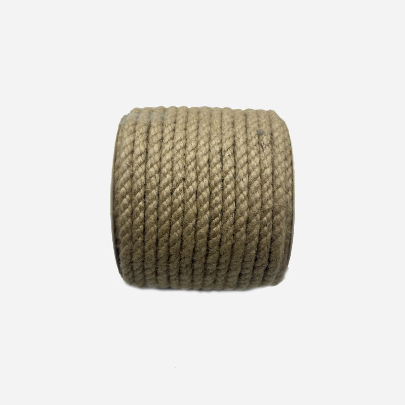 Bobina de Cuerda Yute Natural diámetro 6 MM. 30 mts - Natkits