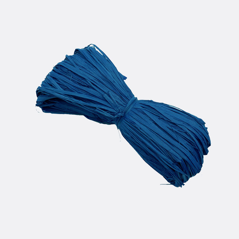 Rafia natural color Azul Royal Madeja 50gr. 1.65€ + I.V.A. - Natkits