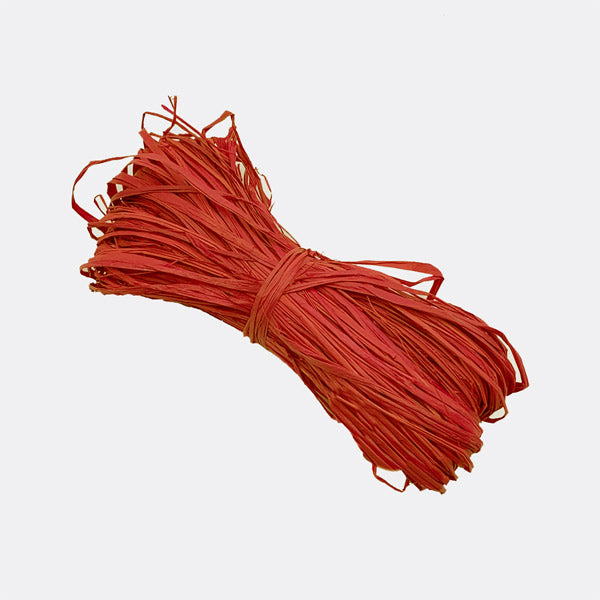 Rafia natural color Rojo Madeja 50gr. 1.65€ + I.V.A. - Natkits