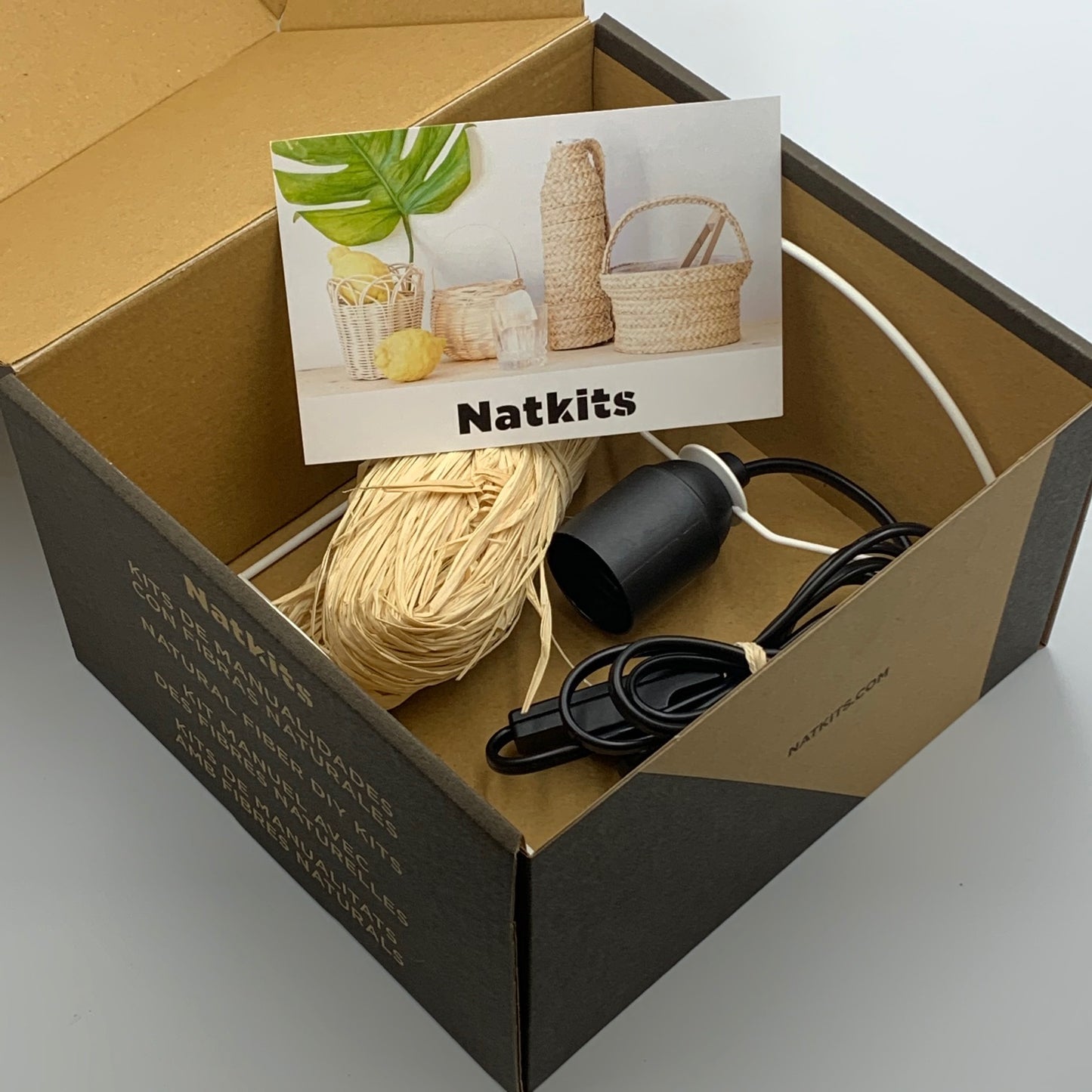 NAT06 — Kit Aplique de Rafia Natural - Natkits