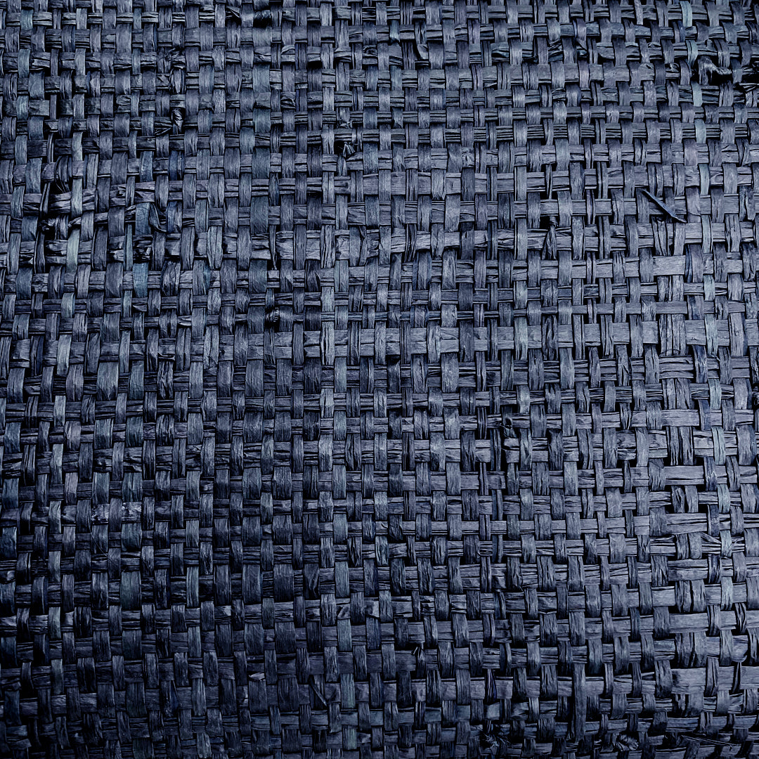 Metro lineal de Tejido de rafia trama ancha color Negro ancho 120 cm. Precio: 14,88€ + I.V.A - Natkits