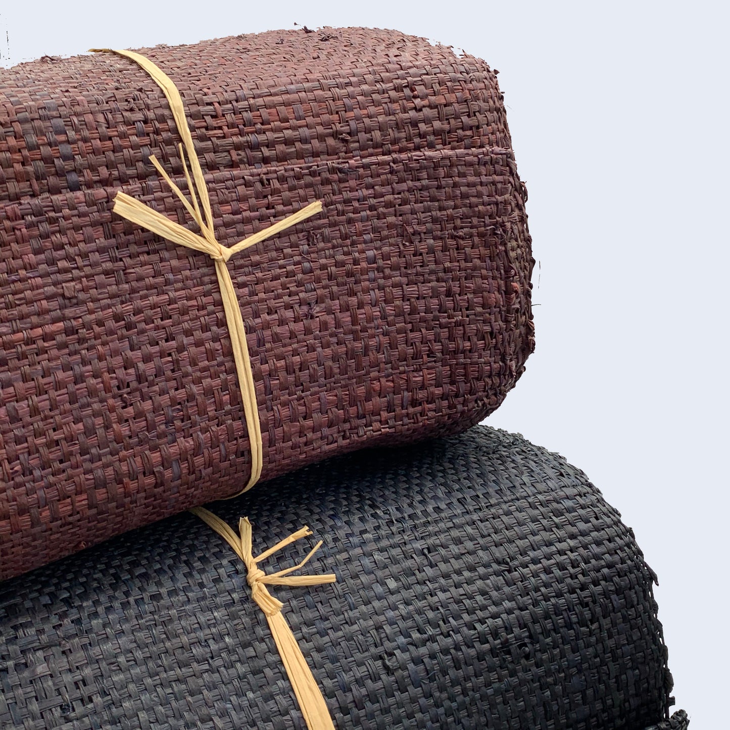 Metro lineal de Tejido de rafia trama ancha color Negro ancho 120 cm. Precio: 14,88€ + I.V.A - Natkits