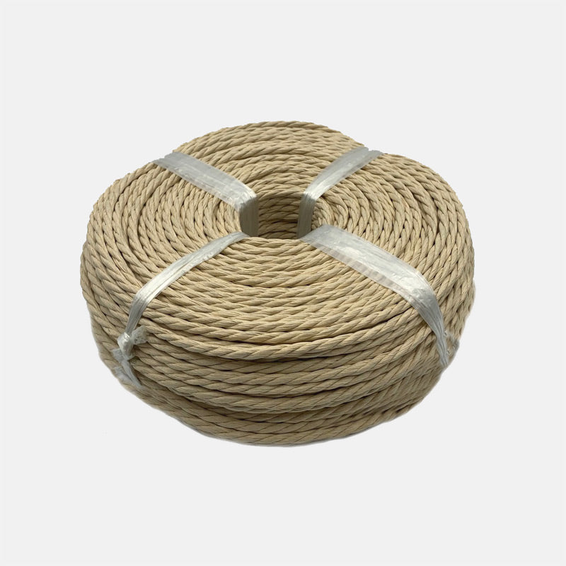 Cordón papel tipo Nórdico color Kraft 4-mm. Bobina 500 grs. Precio: 6.36€ + I.V.A. - Natkits
