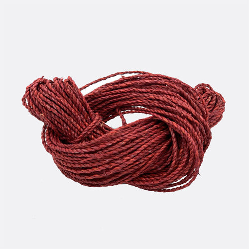 Cordel natural "Seagrass" color Rojo 4.00 mm. Madeja 380/400 grs. 6.94€ + I.V.A. - Natkits