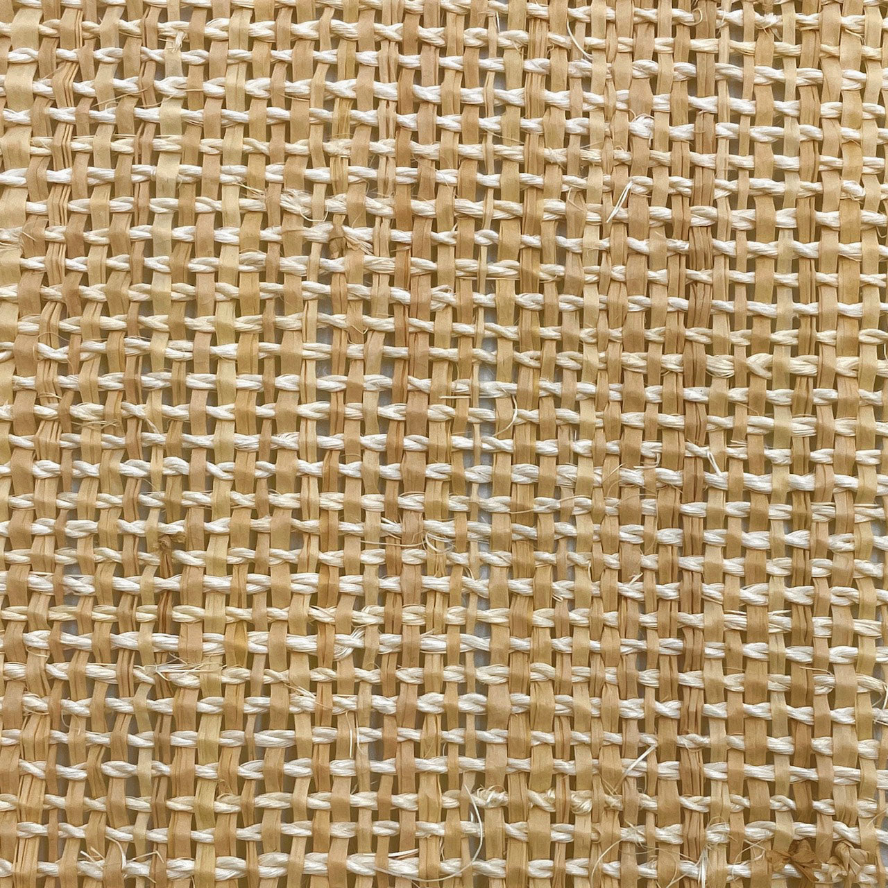 Linear meter of Sisal Raffia warp fabric, width 98 cm.