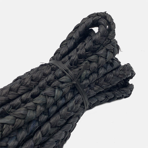 Trenza rafia natural color Negro ancho 15 mm Madeja 20 metros. 45.54€ + I.V.A. - Natkits