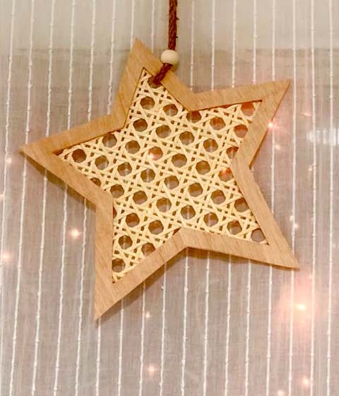 Estrella de Navidad DIY