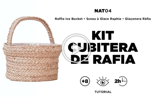 NAT04 — Cubitera de Rafia — Tutorial completo