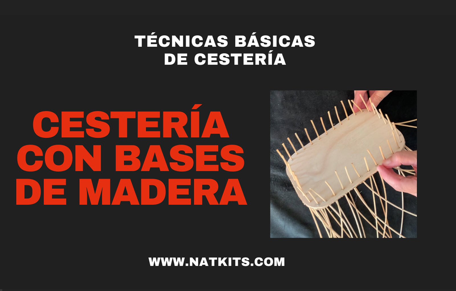 Basic Basketry Techniques - Wooden Bases – Natkits