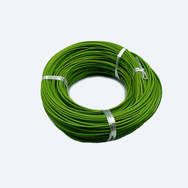 Medul·la  de rotang 2,5mm. color Verd  Bobina 250gr.