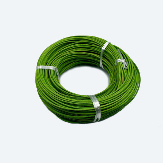 Medul·la  de rotang 2,5mm. color Verd  Bobina 250gr.