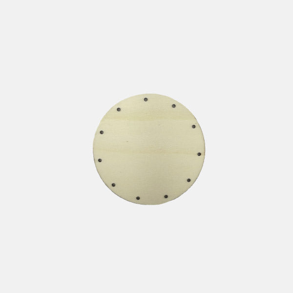 MINI CIRCULAR POPLAR WOOD BASE – 10 CM DIAMETER × 4.50 MM – “EL LLINDA ...