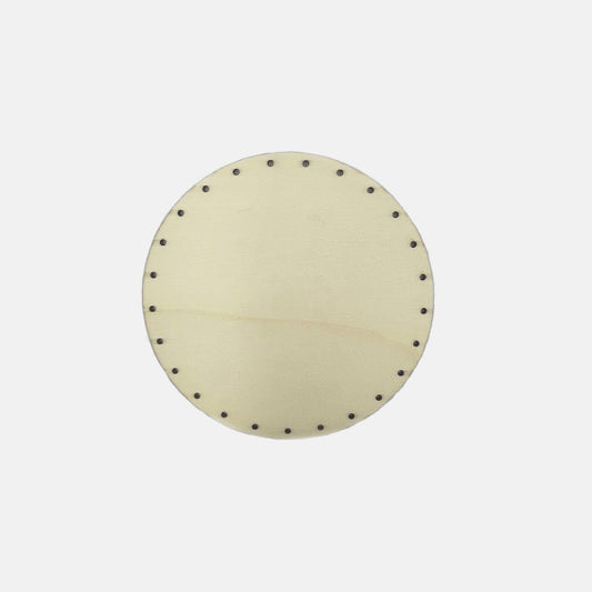 BASE MADERA CHOPO CIRCULAR DIAMETRO 16 CM X  4.50 MM 'EL LLINDAR'