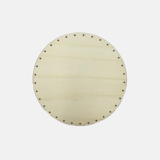 BASE MADERA CHOPO CIRCULAR DIAMETRO 21 CMX  4.50 MM 'EL LLINDAR'