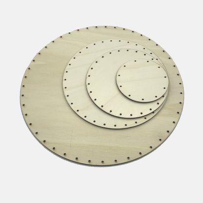 BASE MADERA CHOPO CIRCULAR DIAMETRO 21 CMX  4.50 MM 'EL LLINDAR'