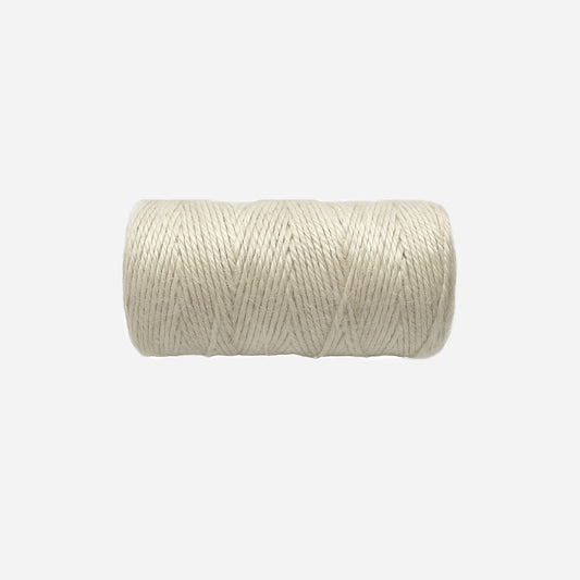 Bobina de hilo de Yute Natural  Blanqueado 1.50 MM.  (100 grs)