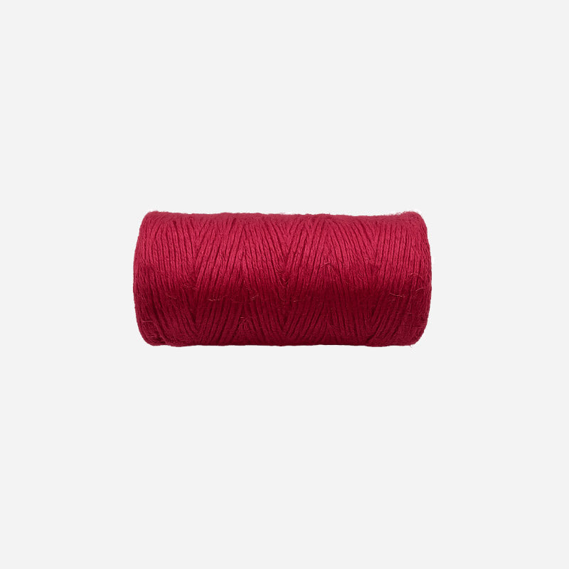 Bobina de hilo de Yute Natural Magenta 1.50 MM.  (100 grs)