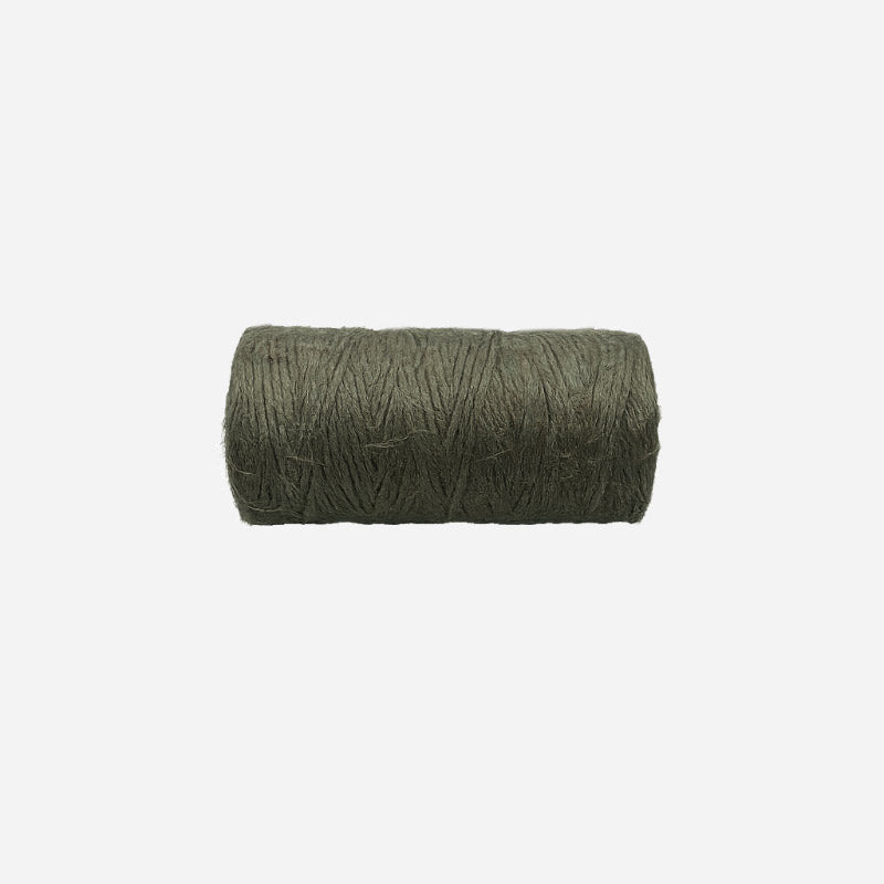 Bobina de hilo de Yute Natural  Gris verdoso 1.50 MM.  (100 grs)
