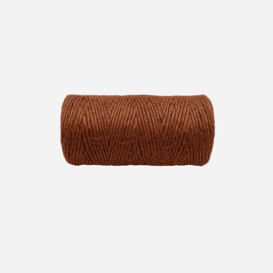 Bobina de hilo de Yute Natural Marrón 1.50 MM.  (100 grs)