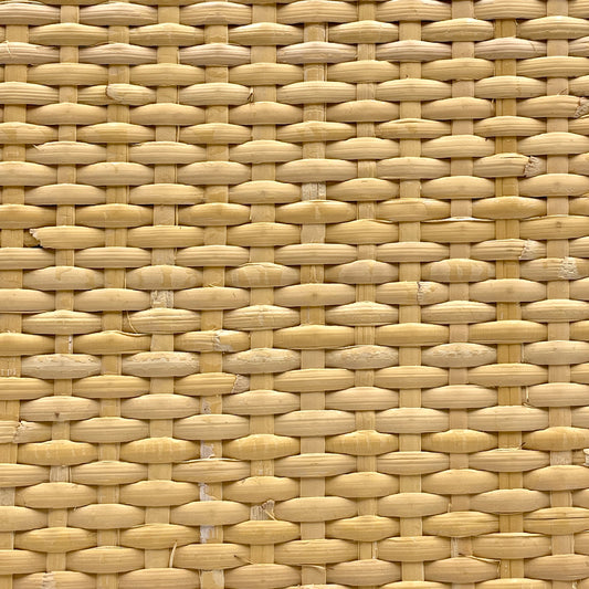 Linear meter of rattan fabric with 5 mm skin strips Width 40.64 cm.