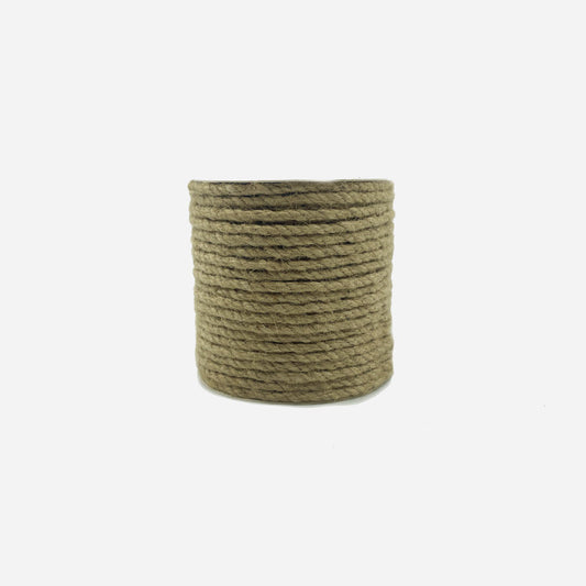 Bobina de Cuerda Yute Natural diámetro 4 MM.   50 ML - Natkits