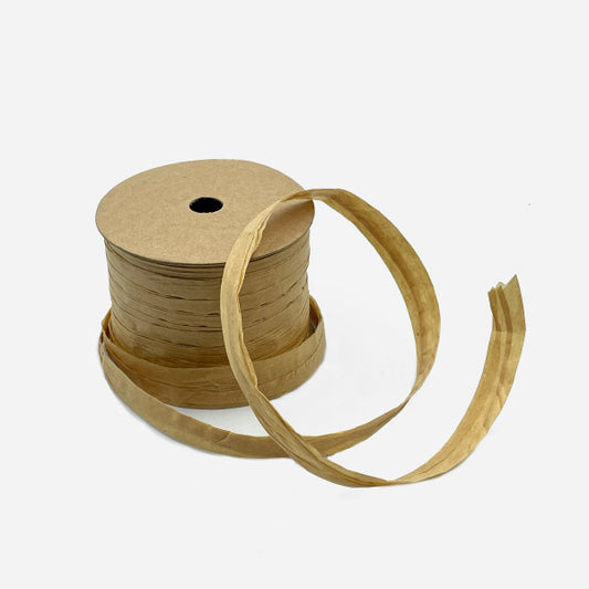 Natural colored paper raffia 50 meter coil