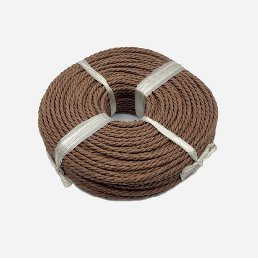 Nordic type paper cord, toasted brown, 4 mm. 500 g coil.