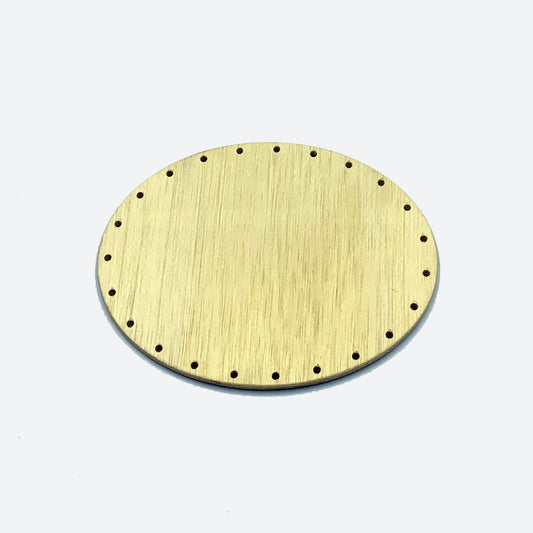 BASE/FONDO OVAL 16/12 CM.  MADERA CONTRACHAPADA PARA CESTO 1.98€ + I.V.A. - Natkits
