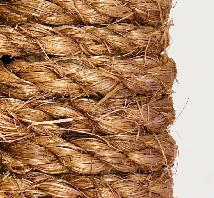 Cuerda natural "Manila" tipo Sisal   6-7mm. Madeja 25 mtrs. 19.67€ + I.V.A. - Natkits