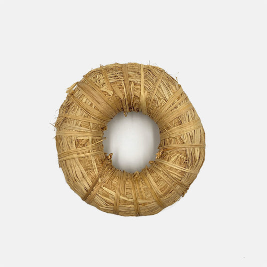 Corona de  Rafia natural  Diámetro 20 cm. 4.13€ + I.V.A. - Natkits