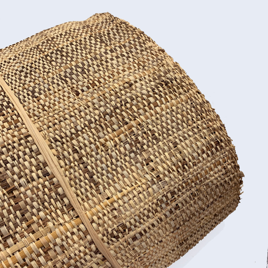 Metro lineal de Tejido de rafia trama ancha y fibra de banana natural  ancho 120 cm.  Precio: 14.88€ + I.V.A - Natkits