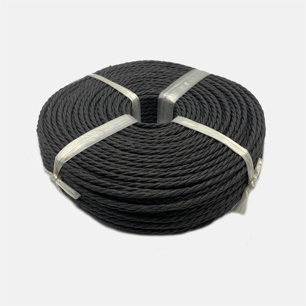 Cuerda de poliéster – Bicolor -200 metros – Tono bicolor negro y