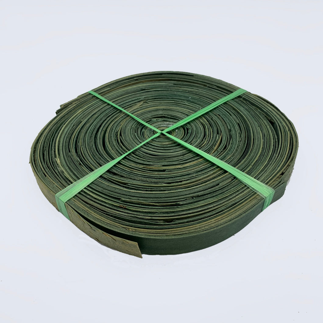 Cinta madera Abedul  plana 20 mm. Color verde Bobina 250gr.  7.85€ + I.V.A: - Natkits