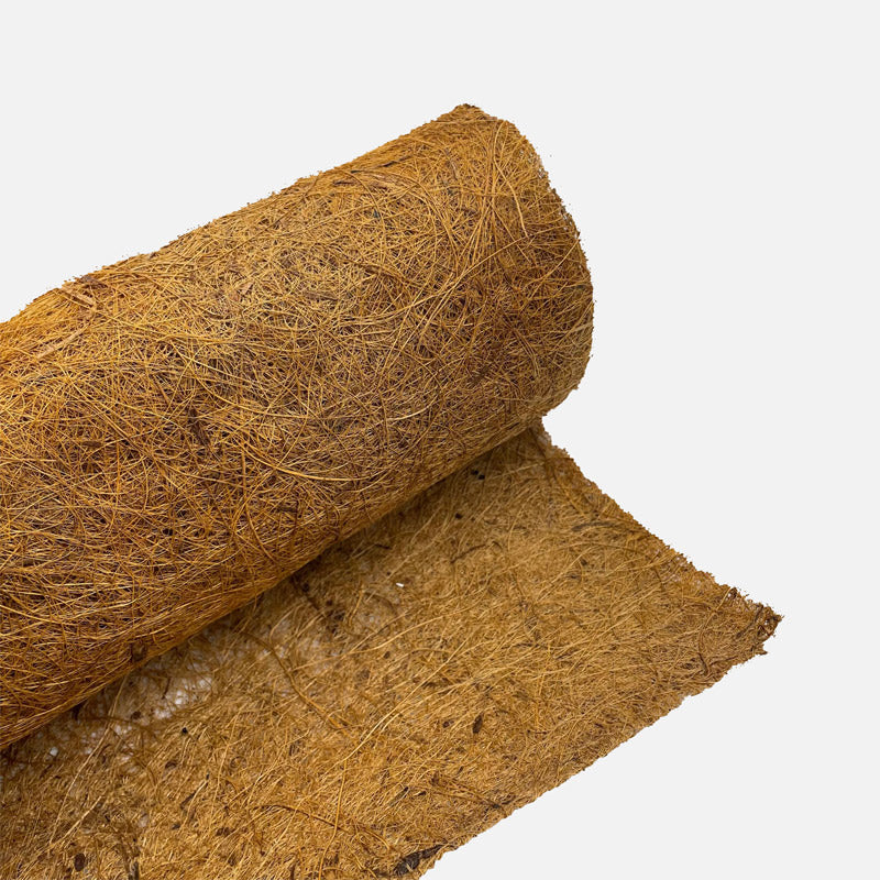 Lámina de fibra de coco natural engomada  100 x 200 cm. Precio:  20.66€ + I.V.A - Natkits
