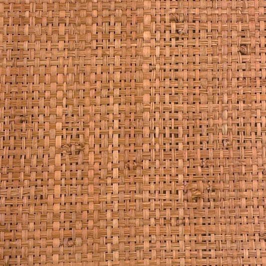 Linear meter of wide weft raffia fabric in Almond color, width 120 cm.