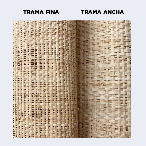 Metro lineal de Tejido de rafia trama ancha natural ancho 120 cm.  Precio: 11.90€ + I.V.A - Natkits