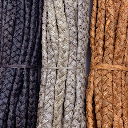 Trenza rafia natural color Negro ancho 15 mm  Madeja 20 metros. 45.54€ + I.V.A. - Natkits